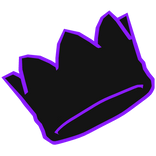 Cartoony Purple Crown