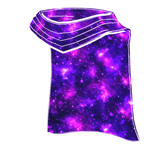Cartoony Purple Galaxy Cape 🌌