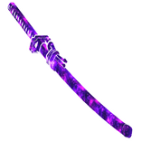 Cartoony Purple Galaxy Katana🌌