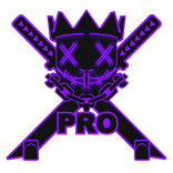 Cartoony Purple PRO Chain Necklace Mask Combo