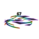 Cartoony Rainbow 67 Aura