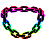 Cartoony Rainbow Chain