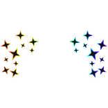 Cartoony Rainbow Diamond Aura