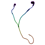 Cartoony Rainbow Earbuds