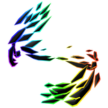 Cartoony Rainbow Flame Aura