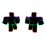 Cartoony Rainbow Followers: Back