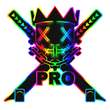 Cartoony Rainbow PRO Chain Necklace Mask Combo