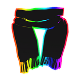 Cartoony Rainbow Scarf