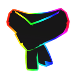 Cartoony Rainbow Scarf