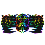 Cartoony Rainbow Star Hood Dragon Wings Combo