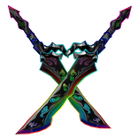 Cartoony Rainbow Swords