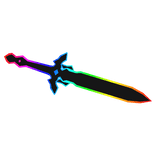 Cartoony Rainbow Waist Sword