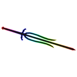 Cartoony Rainbow Waist Sword