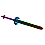 Cartoony Rainbow Waist Sword