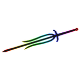 Cartoony Rainbow Waist Sword