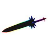 Cartoony Rainbow Waist Sword