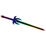 Cartoony Rainbow Waist Sword