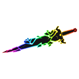 Cartoony Rainbow Waist Sword [ Left ]