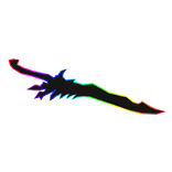 Cartoony Rainbow Gamer Void Blade