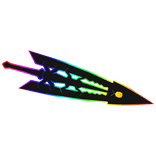 Cartoony Rainbow Gamer Giant Sword