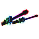 Cartoony Rainbow Swords