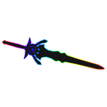 Cartoony Rainbow Gamer Void Sword