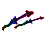 Cartoony Rainbow Waist Swords