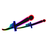 Cartoony Rainbow Void Katanas