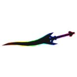 Cartoony Rainbow Void Sword