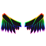 Cartoony Rainbow Wings