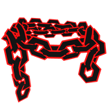 Cartoony Red Chain Necklace