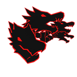 Cartoony Red Dragon Heads