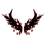 Cartoony Red Fireborne Wings