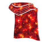 Cartoony Red Galaxy Cape 🌌