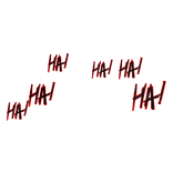 Cartoony Red HaHa! Evil Laugh