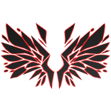 Cartoony Red Shattered Wings