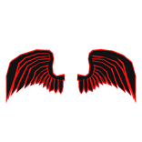 Cartoony Red Wings