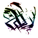 Cartoony Shadowy Aura Rainbow