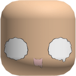 Cartoony Surprised Drooling Chibi Face