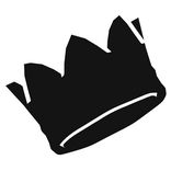 Cartoony White Crown