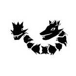 Cartoony White Dragons