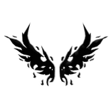 Cartoony White Fireborne Wings