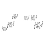 Cartoony White HaHa! Evil Laugh