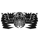 Cartoony White Hood Star Dragon Wings Combo