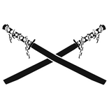 Cartoony White Katana Sword Pack