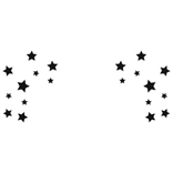 Cartoony White Star Aura