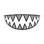 Carved Teeth Mouth Cover