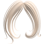 ♡ cascading wavy curly framing bangs (beige)