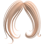 ♡ cascading wavy curly framing bangs (blonde)