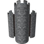 Castle Golem's Shield (White Granite)